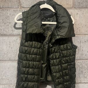 Marc New York Dark Green Quilted Vest